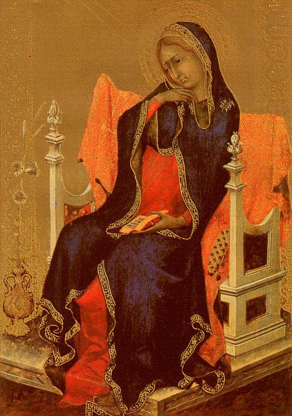 Simone Martini The Virgin of the Annunciation china oil painting image